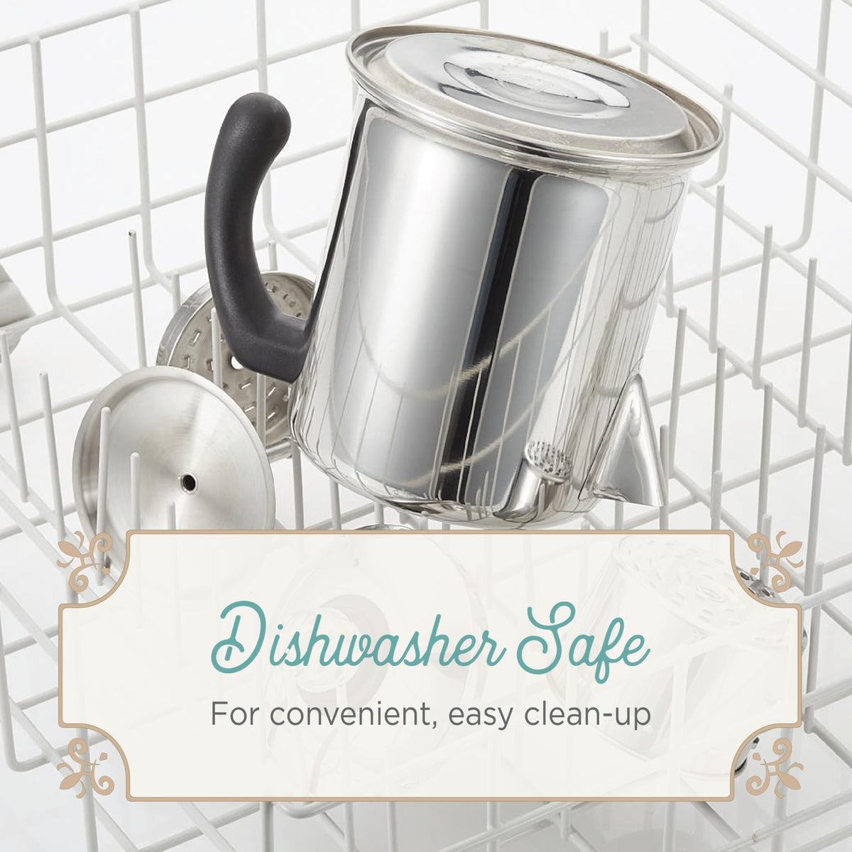 Farberware Yosemite 8-Cup percolator interior stainless surface
