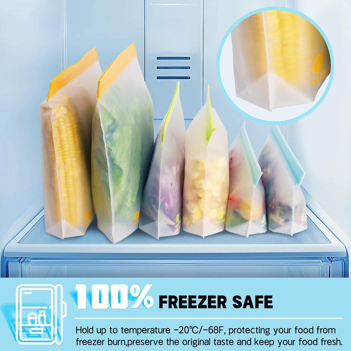 Farest leakproof closures provide airtight seals for liquids.