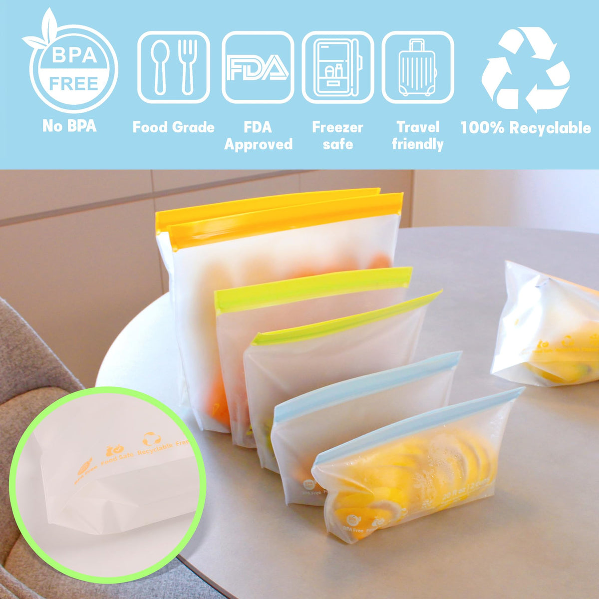 Farest snack bags eight-pack for on-the-go snacks.