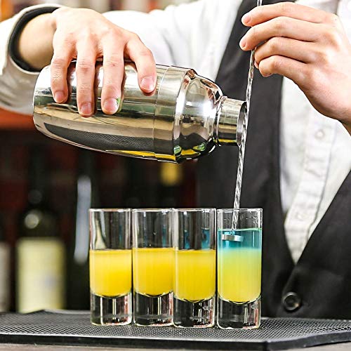 Farielyn-X 2-ounce shot glasses ideal for vodka, tequila, or espresso shots.