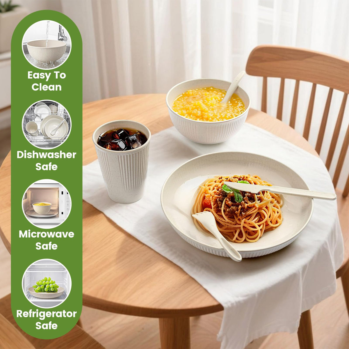 Farielyn-X deep bowls for versatile 5.8-inch servings
