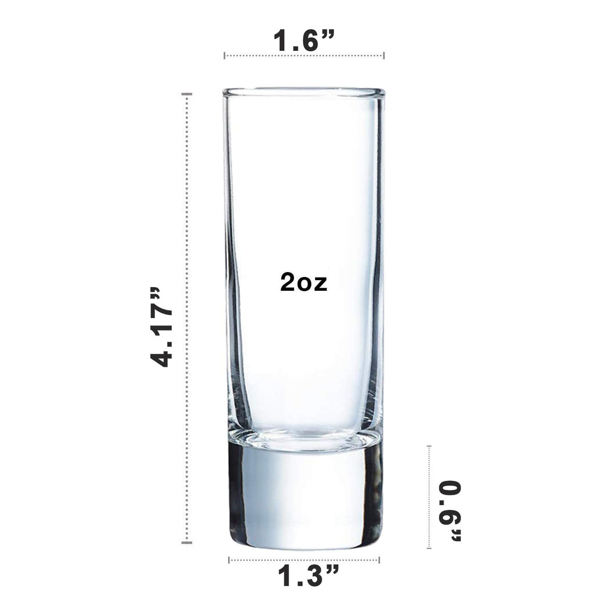 Farielyn-X Shot glasses with polished rounded edges and smooth touch.