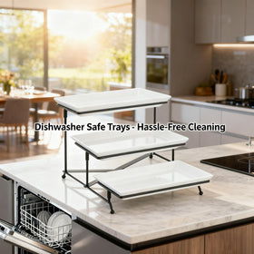 Farielyn-X sturdy cross-bars provide stable support for heavy platters
