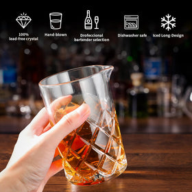 FARQAN seamless one-piece mixing glass reduces seams and cracking risk.