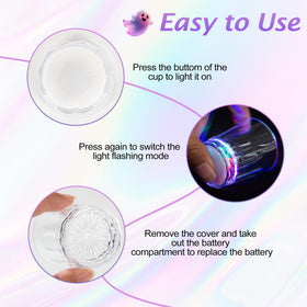 Farrdun LED color-changing glasses enhance party ambiance