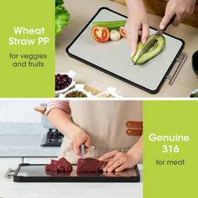 Faryuan knife-friendly PP surface preserves blade sharpness during prep.