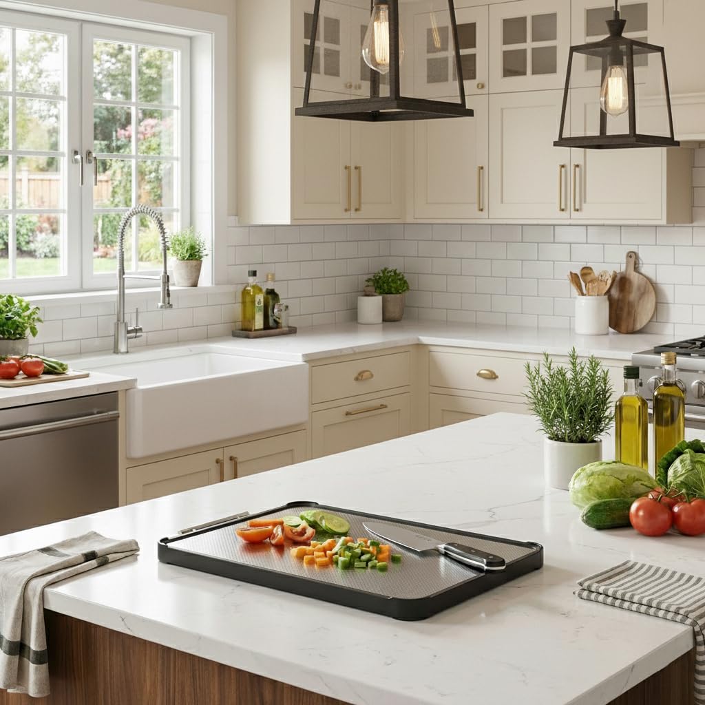Faryuan dual-use board supports meat, vegetables, and fruit prep.