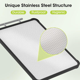 Faryuan cutting board with knife-friendly PP side for vegetables.