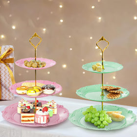 Fasmov cake-display stand folds for space-saving storage after events.
