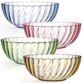Fasmov 4-pack blue bowls ideal for salads and snacks
