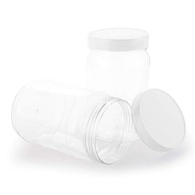 Fasmov airtight-seal cap keeps pantry staples fresh on display.