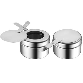 Fasmov chafing dish fuel holder set organized for catering