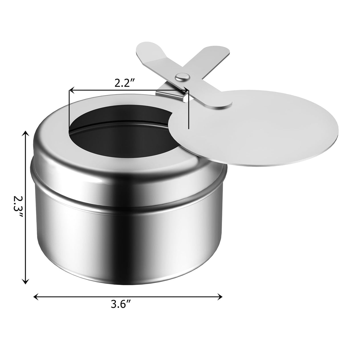 Fasmov fuel holder with safety cover demonstrating heat control