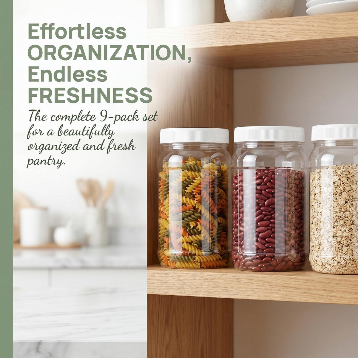 Fasmov large-capacity jar keeps jerky and snacks accessible.