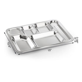 Fasmov tray close-up highlighting sturdy stainless steel and smooth edges