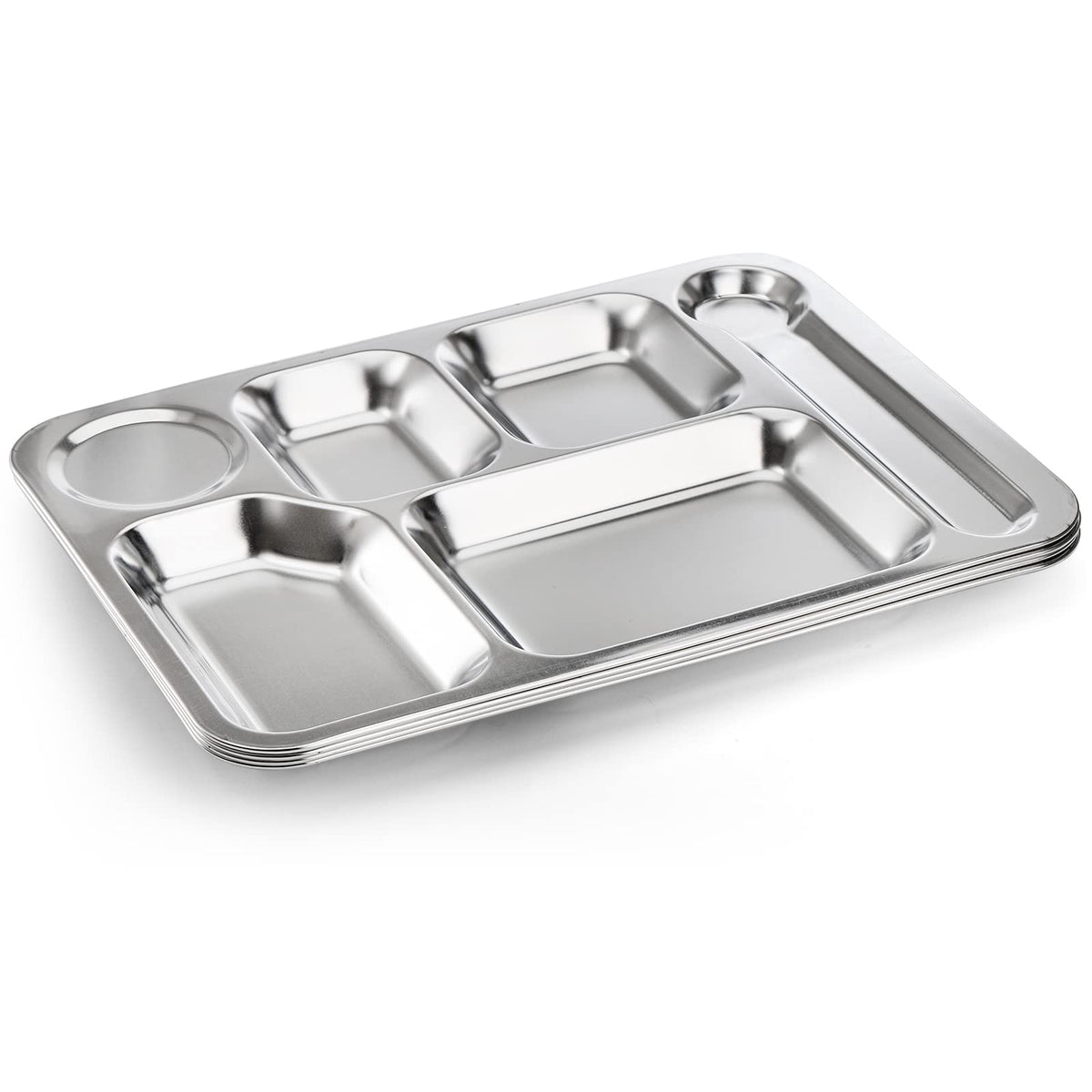 Fasmov set of four trays stacked to demonstrate space-saving storage