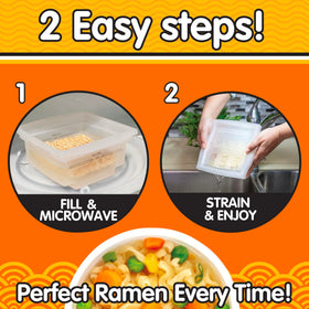 Fasta Pasta even cooking ensures noodles stay tender and non-sticky.