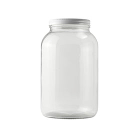 FastRack 1-gallon wide-mouth glass jar ready for easy filling and fermentation prep