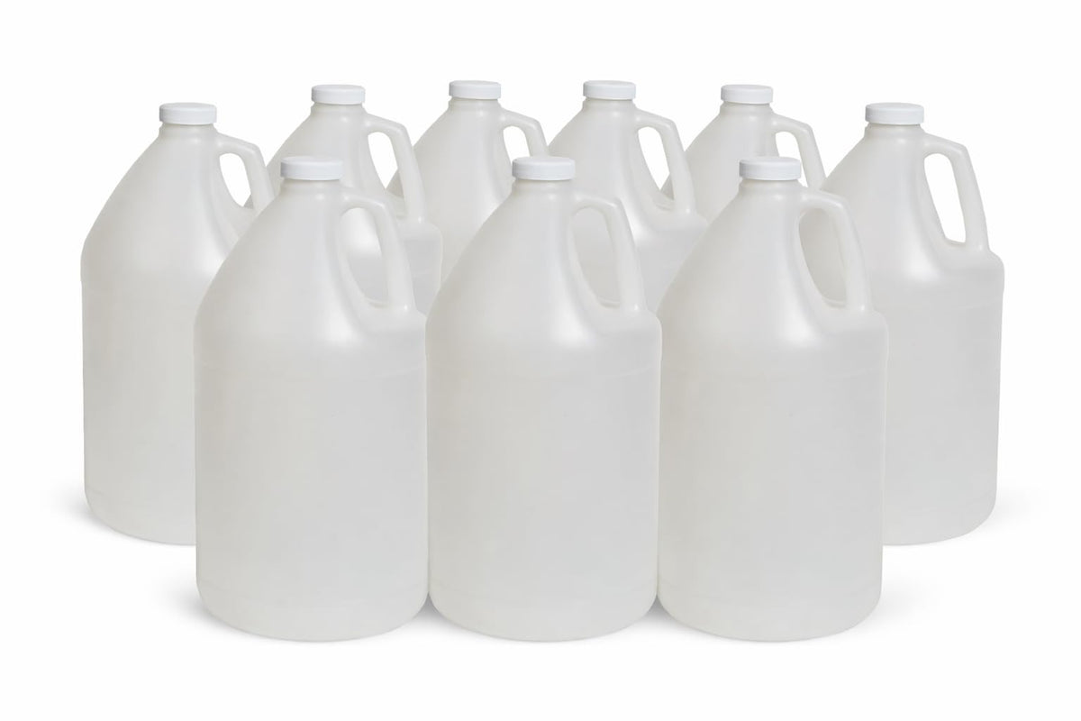 FastRack 1-gallon jug with cap closeup showing secure seal for leak prevention