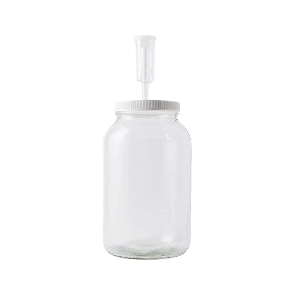 FastRack 1 gallon wide-mouth jar ideal for fermentation and storage.