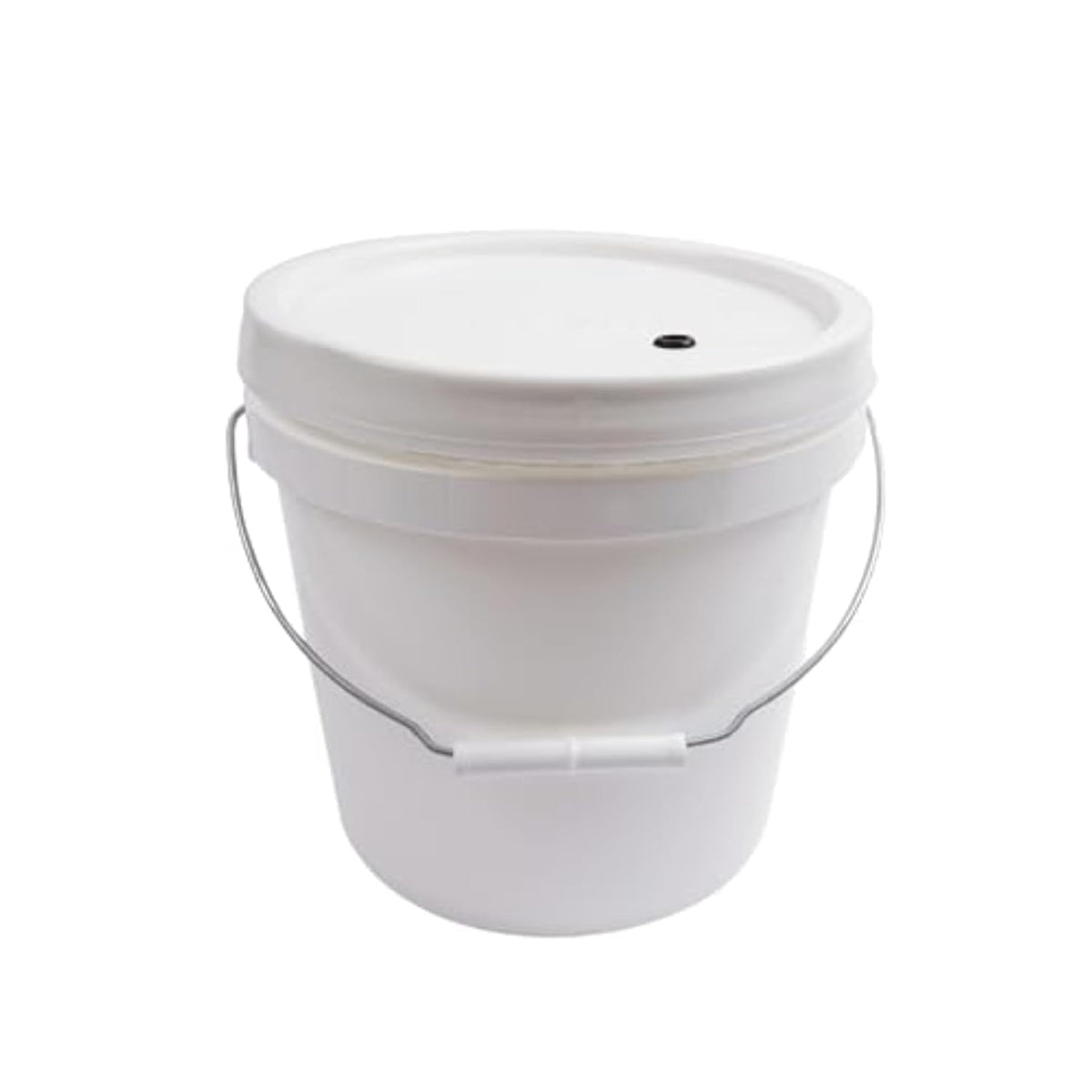 FastRack 2-gallon fermenting bucket with lid for easy homebrewing.