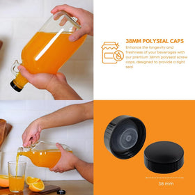 FastRack 3-piece airlock helps prevent contamination during home fermentation.