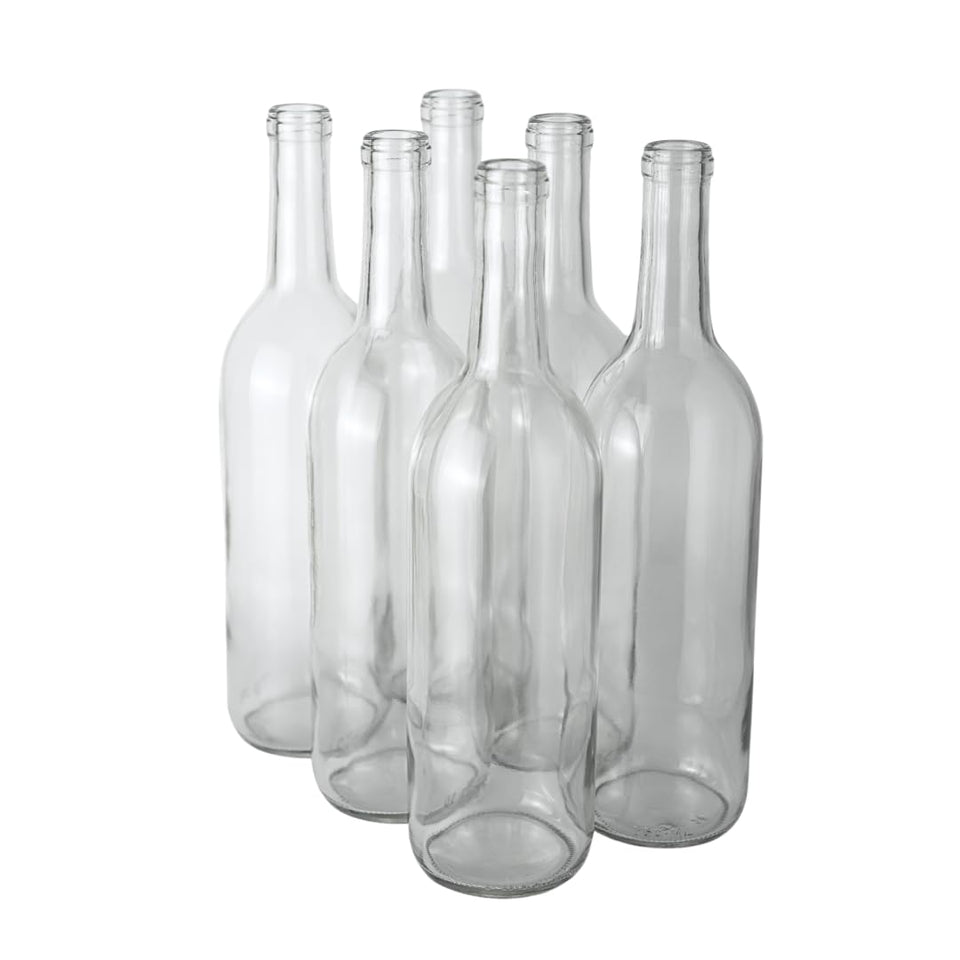 FastRack 750ml Bordeaux bottle front view showcases wine clearly and beautifully.