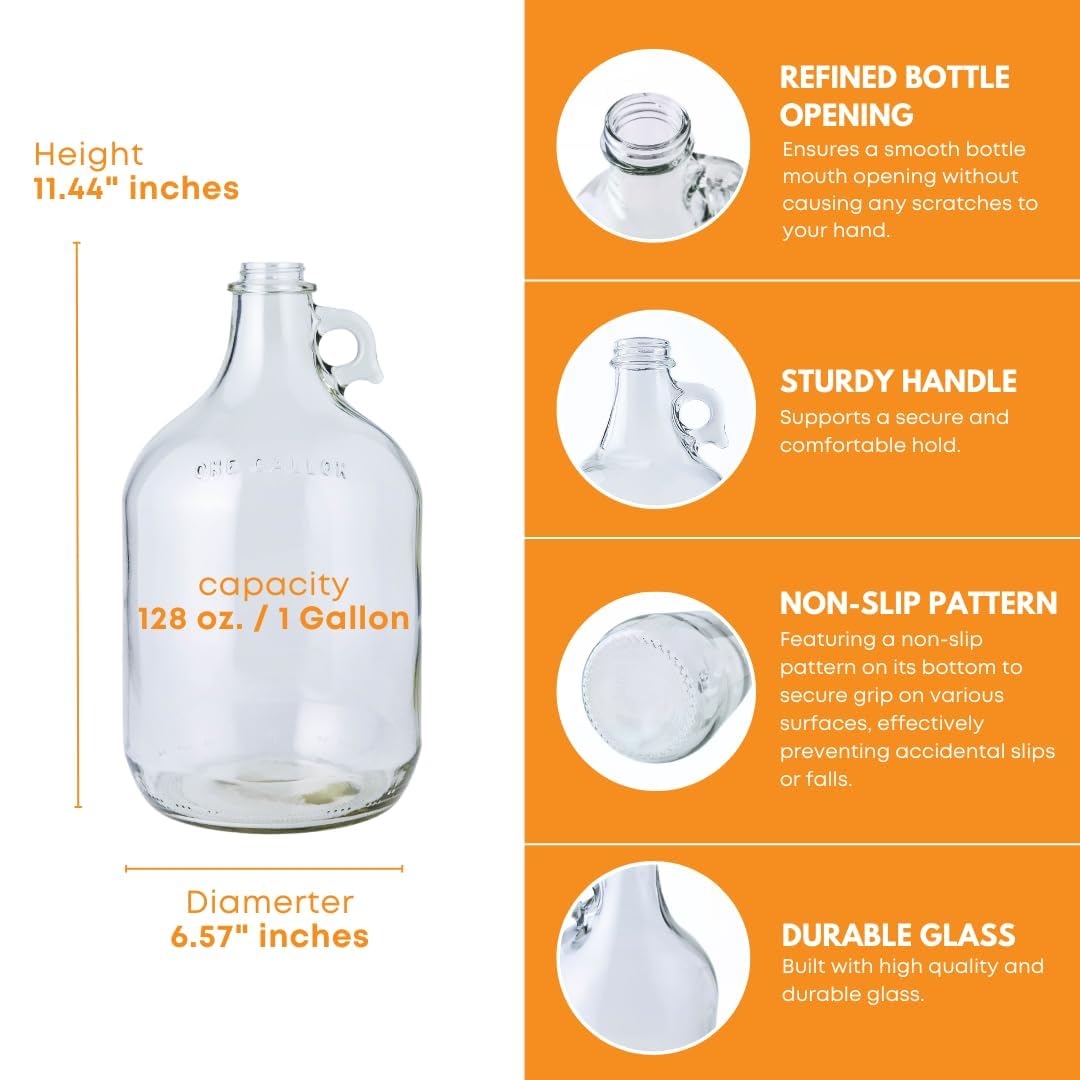 FastRack #6-5 drilled rubber bung ensures snug fit for controlled fermentation.