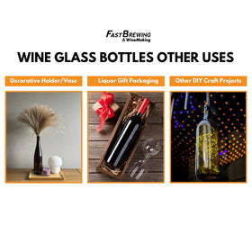 FastRack blue bottle flat-bottom side view ideal for stable storage and display
