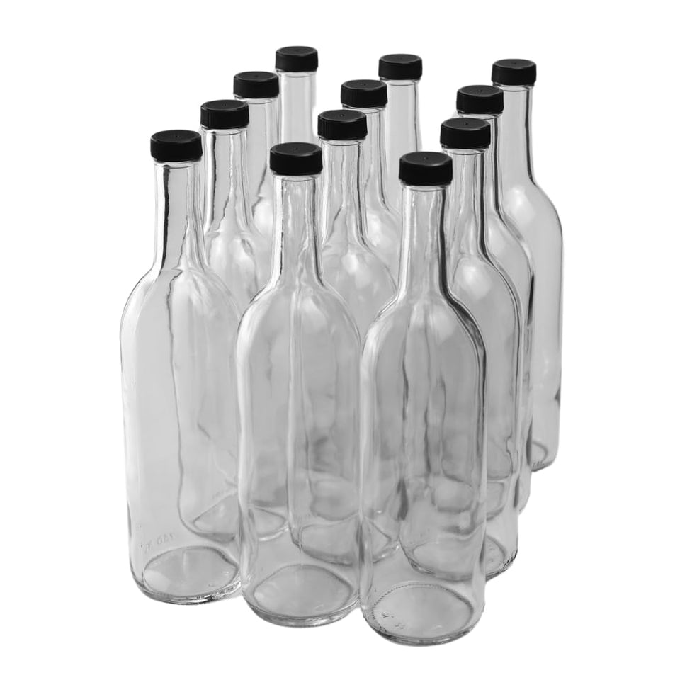 FastRack 750ml screw-top Bordeaux bottle for home winemaking