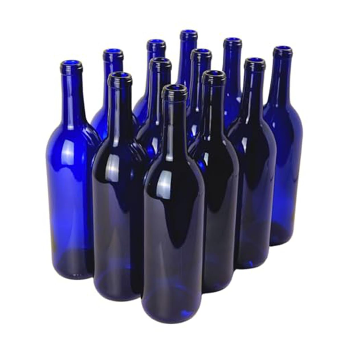 FastRack Bordeaux blue 750ml bottle for elegant homemade wine presentation.
