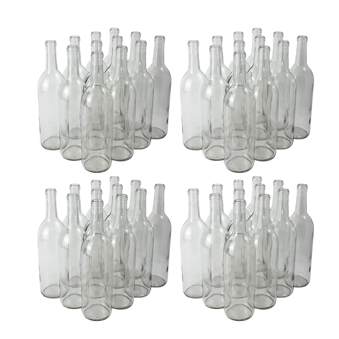 FastRack Bordeaux 750ml bottle front view in clear glass for premium presentation