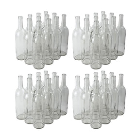 FastRack Bordeaux 750ml bottle front view in clear glass for premium presentation