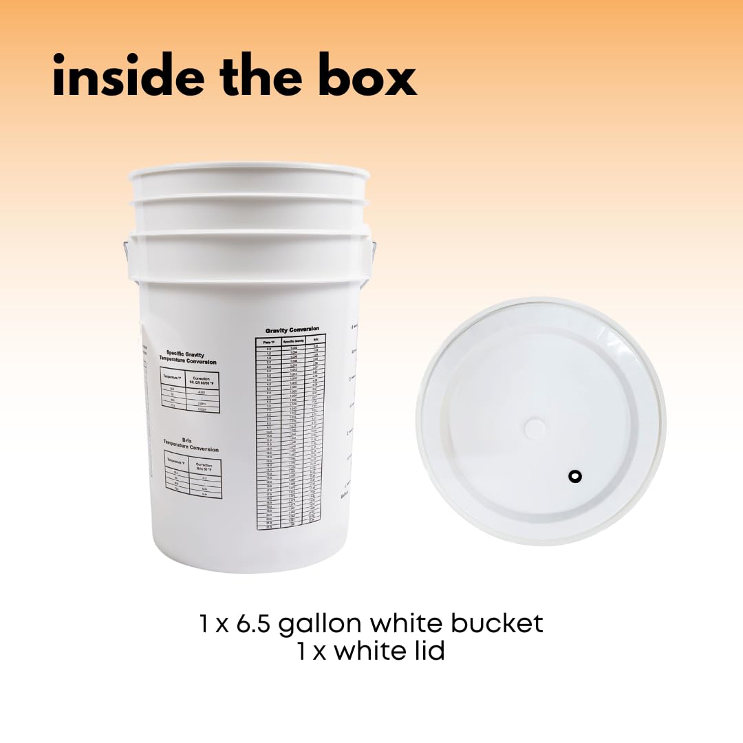 FastRack BPA-free food-grade bucket emphasizes safe material for beer or wine.