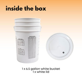 FastRack BPA-free food-grade bucket emphasizes safe material for beer or wine.