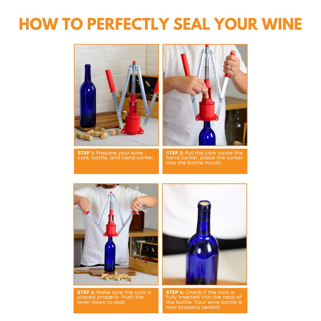 FastRack corks sealing a bottle shown for leakage prevention and preservation.