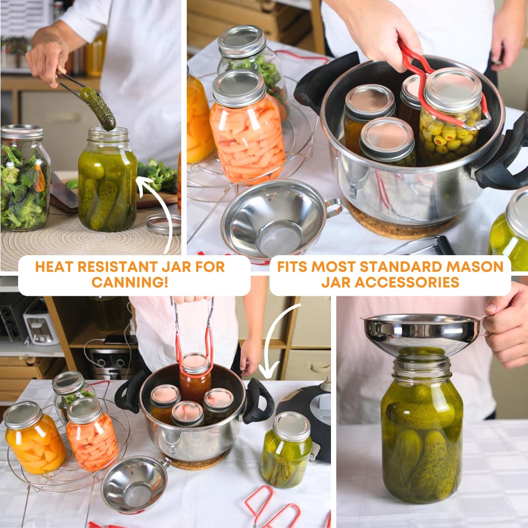 FastRack 16-ounce jar suitable for pickling and meal prep.