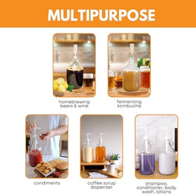 FastRack glass jug with transparent design for easy kitchen monitoring.