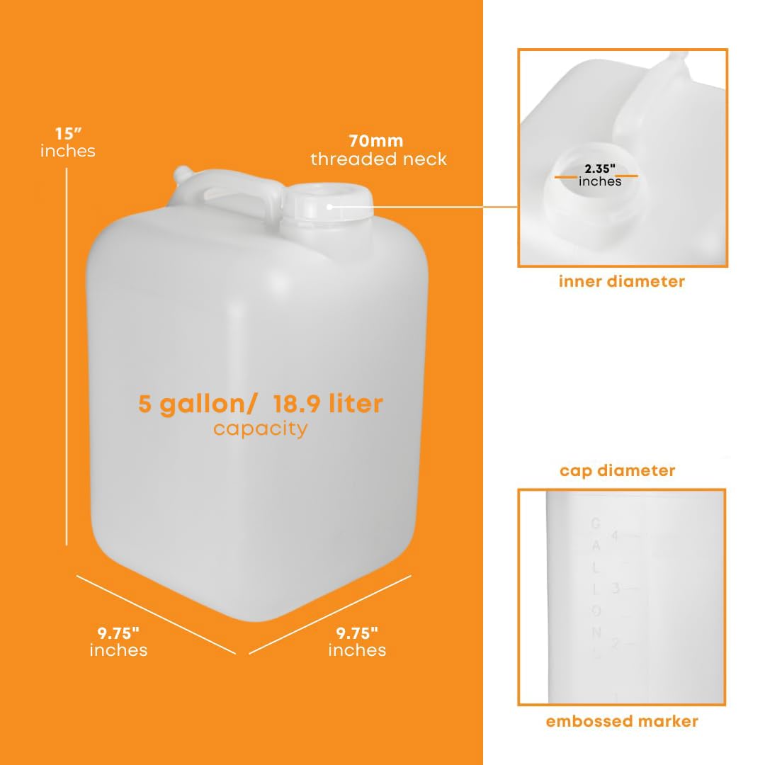 HedPak container with graduated markings for accurate filling
