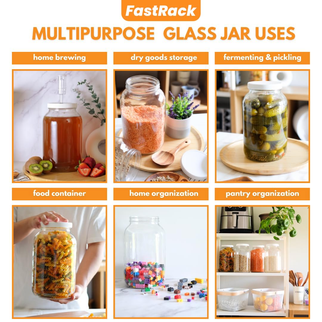 FastRack general-use kitchen jar for pantry organization and bulk storage