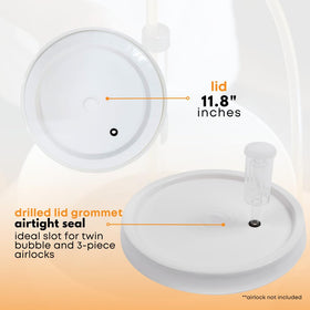 FastRack lightweight fermenting bucket highlights easy handling and sediment removal.