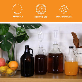 FastRack Mead kit airlocks and stopper with yeast nutrient for reliable fermentation