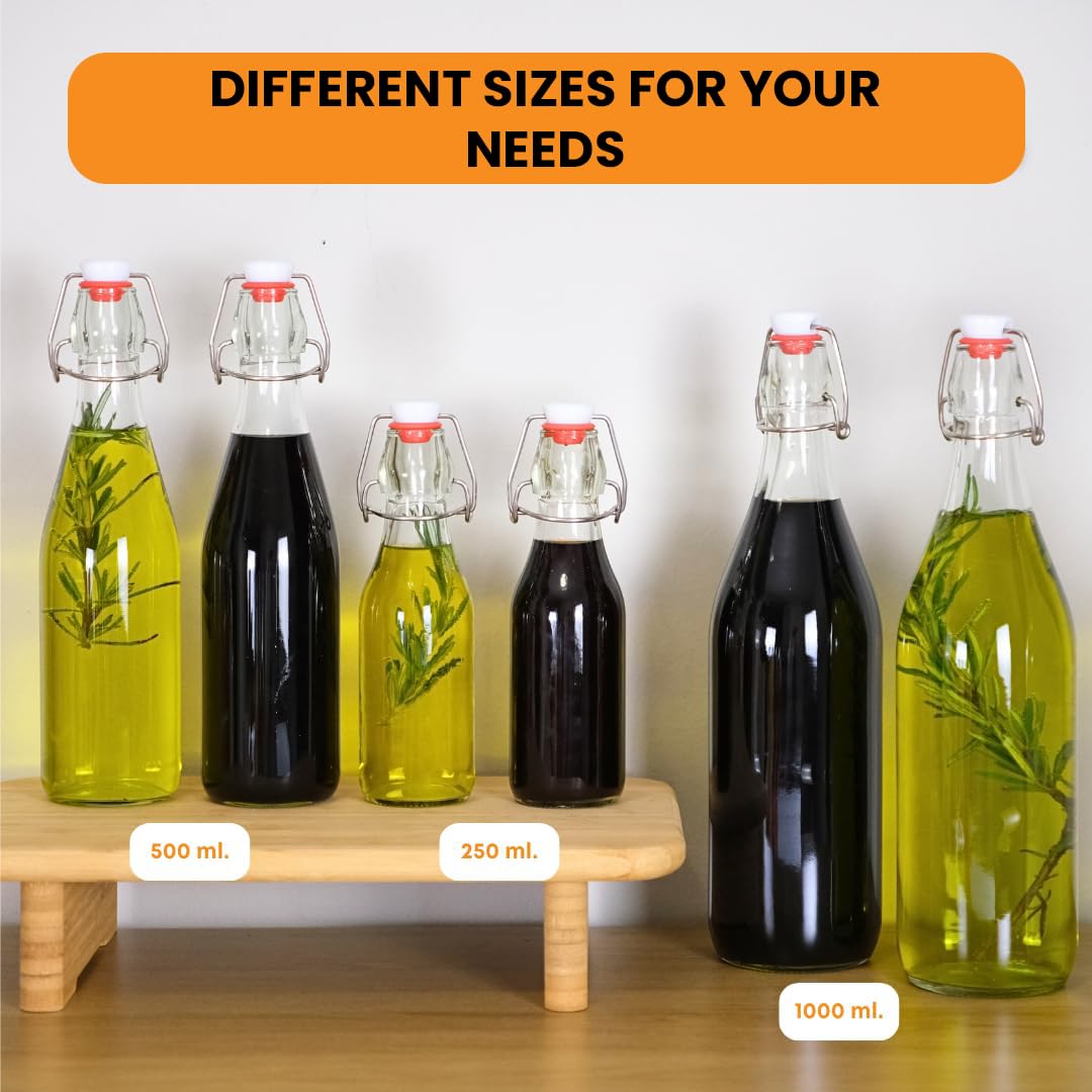 FastRack bottles ideal for olive oil storage and controlled pouring.