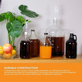 FastRack reusable glass jar supports sustainable brewing with a reusable design.