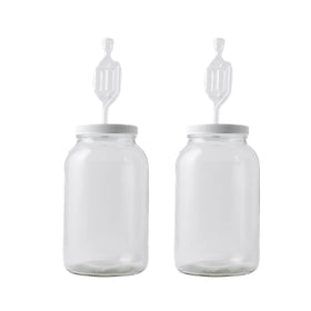 FastRack wide-mouth jar with drilled lid for easy fermentation prep