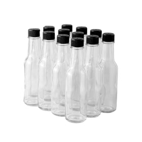 FastRack Woozy 5oz bottle with clear glass for home canning