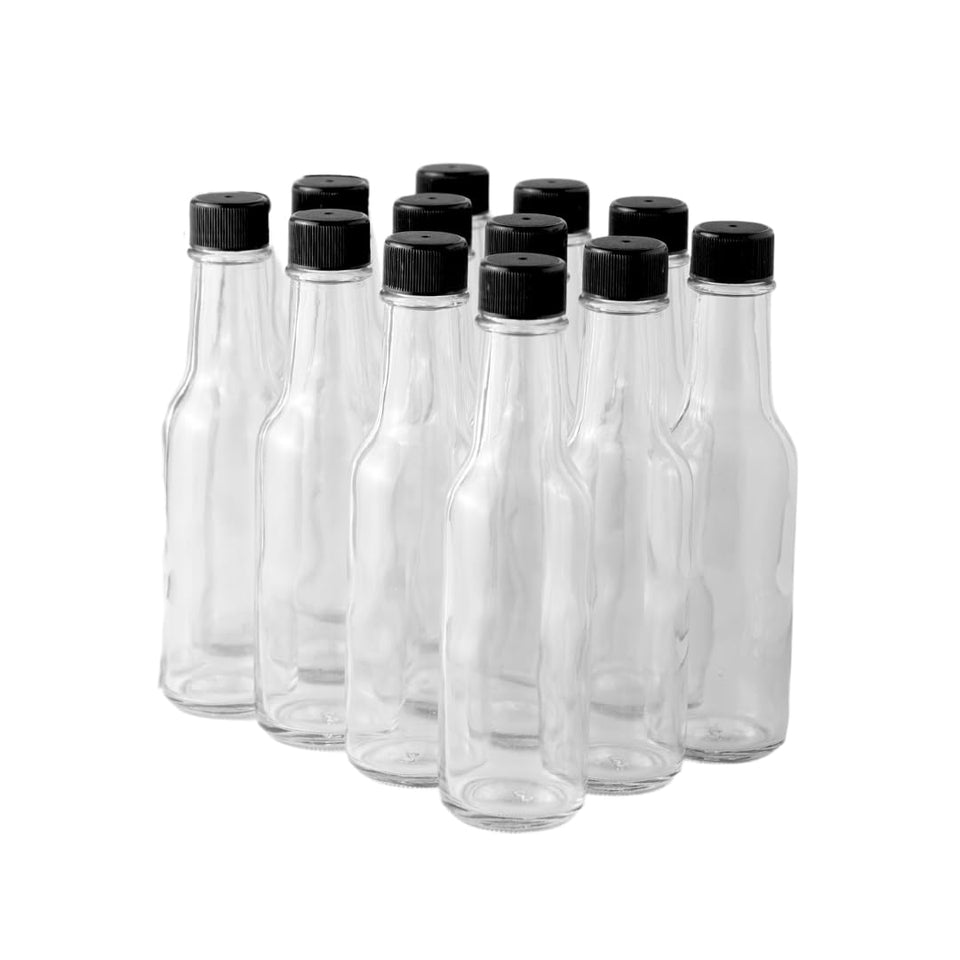 FastRack Woozy 5oz bottle with clear glass for home canning