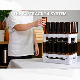 FastRack Fastrack24 keeps empty bottles ready for your next brew session