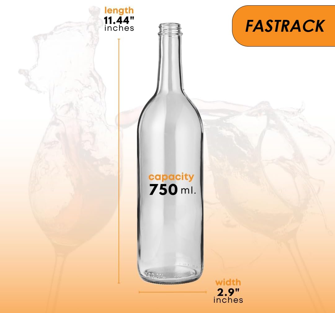 FastRack pack of 12 bottles ready for bottling beverages at home.