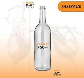 FastRack pack of 12 bottles ready for bottling beverages at home.